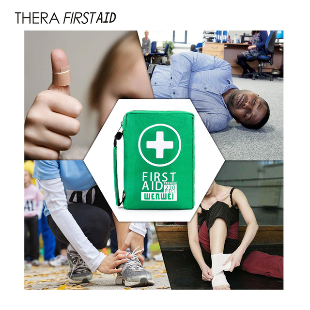 Portable First Aid Kit For Home Travel Sports Car