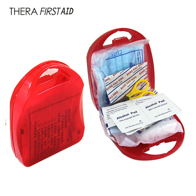 Portable Outdoor Travel Sport plastic mini first aid case