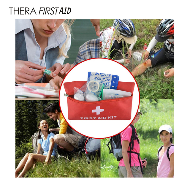  Portable Medical Mini Pocket First Aid Bag For Hiking 