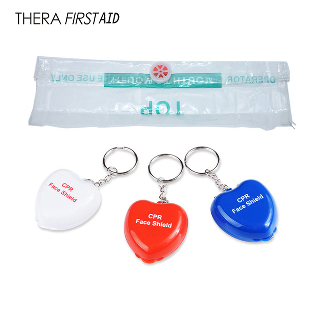 CPR Face Shield CPR Breathing Barrier Mask Keychain