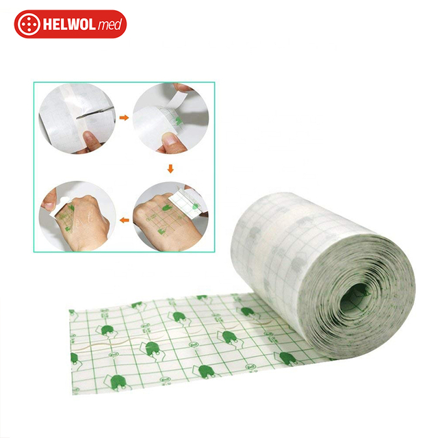 Waterproof PU Film Transparent Adhesive Wound Dressing