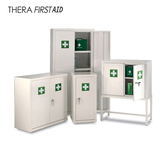OEM Aluminium Large Workplace Factory Office Metal first aid kit cabinets 