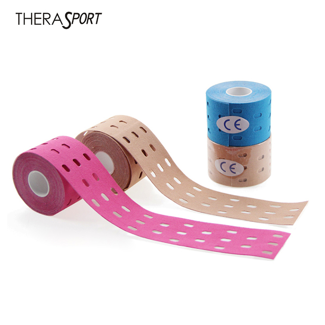 Holes Elastic Kinesiology Therapeutic Tape