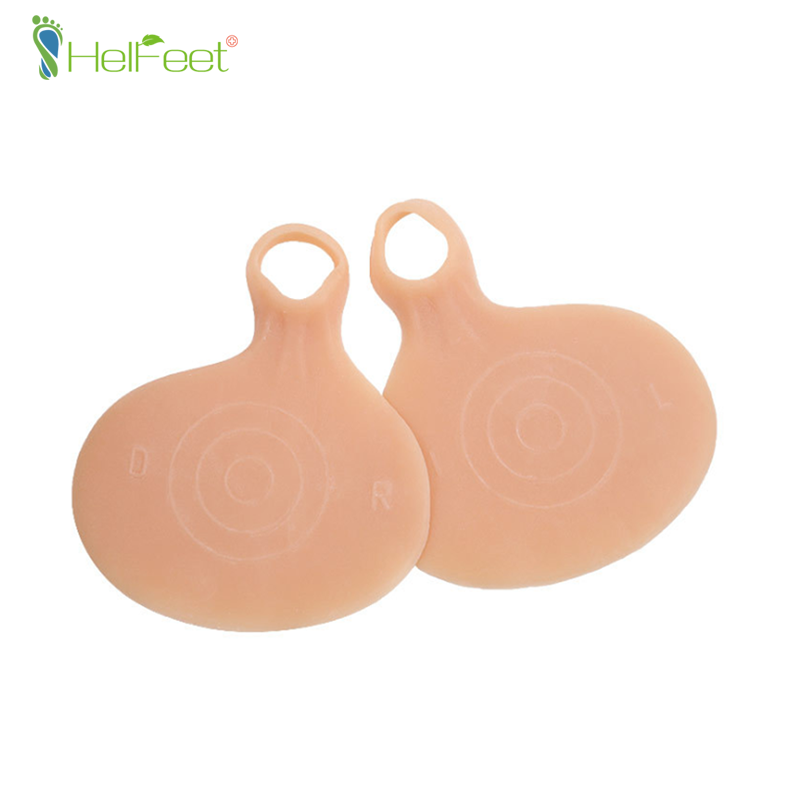 Soft Elastic Silicone metatarsal pads with Toe Loop 