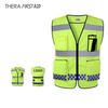 EN471 clear ID pocket customizable press safety vest 