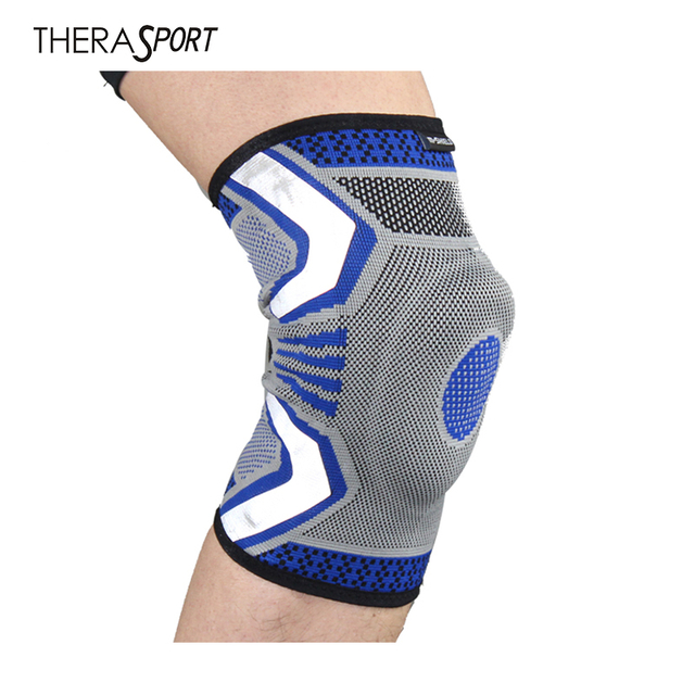 Night reflective fabric anti-collision strengthen Knee Sleeve