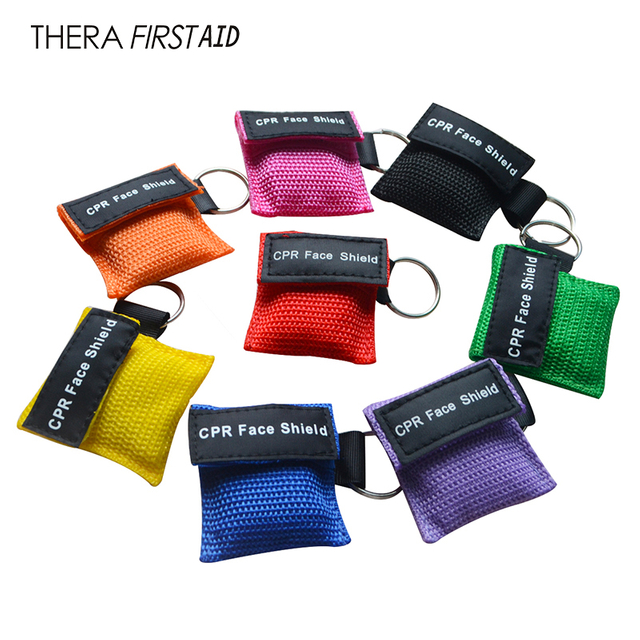 CPR face shield mask with bag