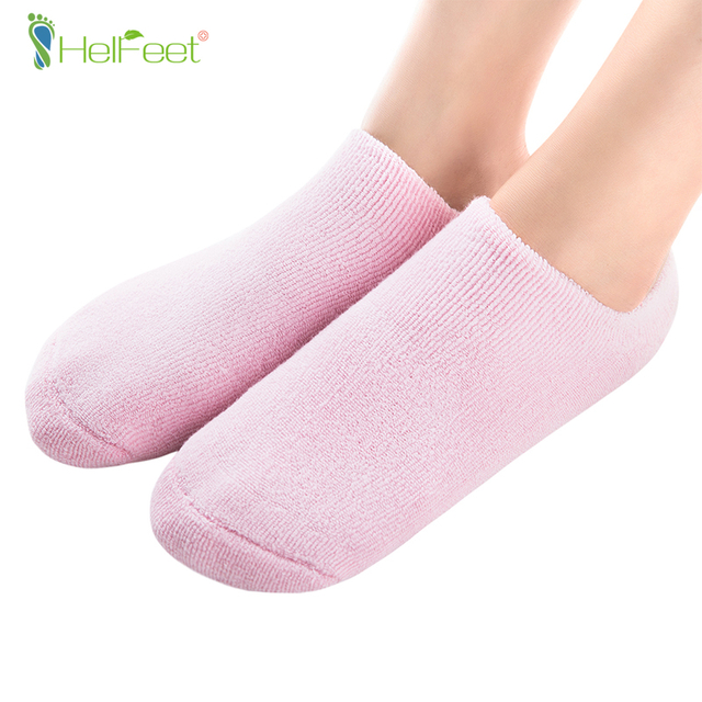 Moisture gel heel socks for heel spa