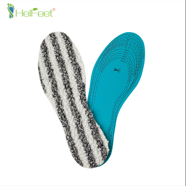 Warm wool insole