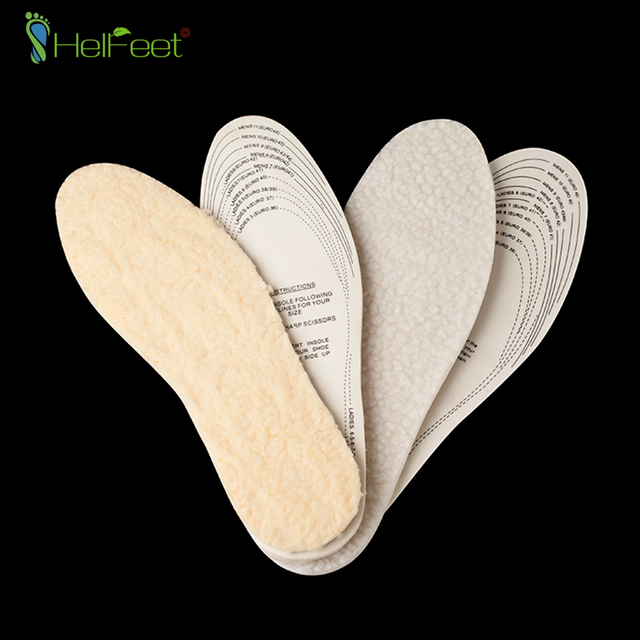 Warm wool insole