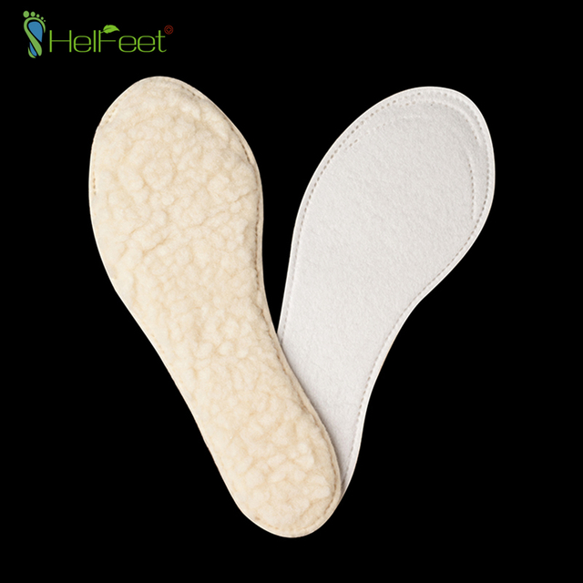 Warm wool insole