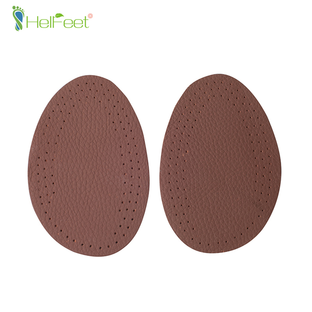 Leather heel pad