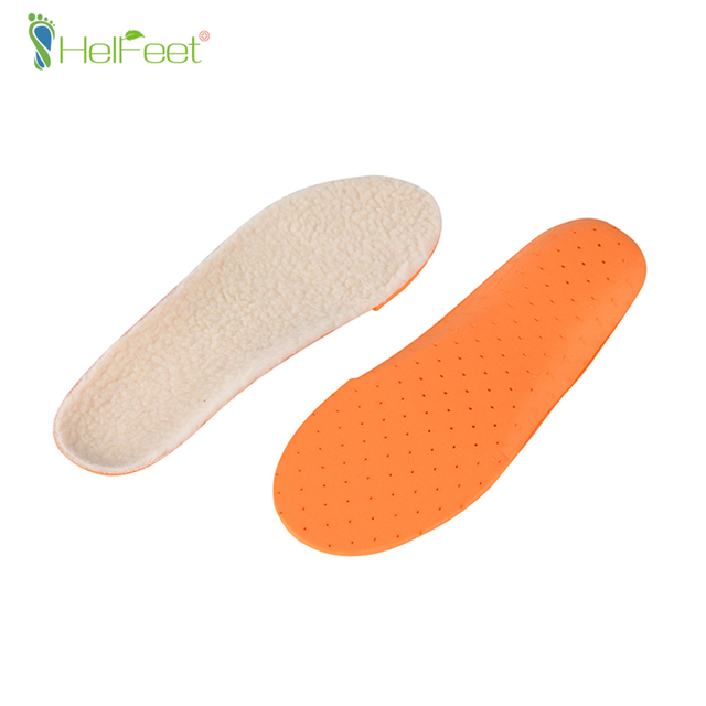 Warm wool insole