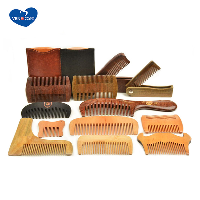 Natural Wood Beard Comb