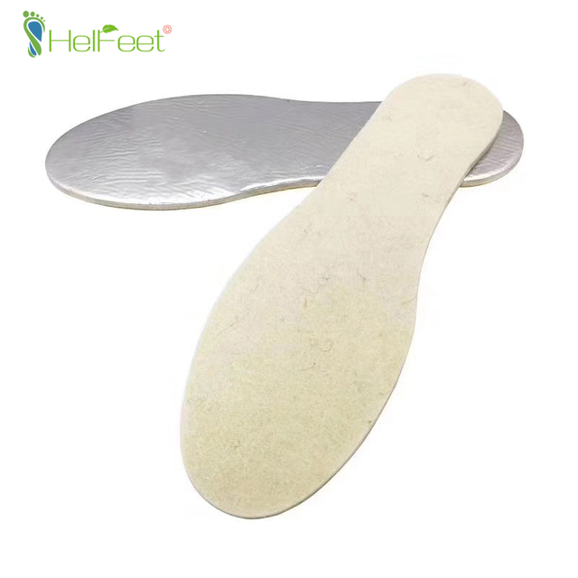 Warm wool insoles